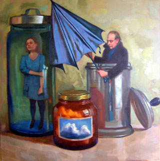 <em>The Third Afternoon</em>, oil on canvas, 60x60cm