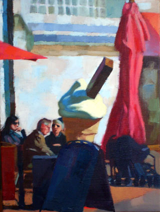 <em>The Reckoning</em>, oil on canvas, 40x30cm